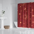 thumbnail image 2 of Gothic Shower Curtain Set - Dark Celestial Moon & Star Print, Mystical Cosmic Bath Decor, Waterproof Polyester 72"Wx72"L, Goth Aesthetic Gift, 2 of 5