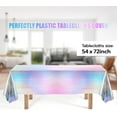 thumbnail image 3 of Iridescent Party Supplies Decorations,132 Pcs Disposable Iridescent Paper Party Plates Cups Knives Spoons Fork for Birthday Wedding Outdoor Picnic,Disposable Plastic Tablecloths for Dinner,Holiday, 3 of 14