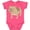 Vintage Hot Pink, variant on Inktastic Bulldog Boys or Girls Baby Bodysuit