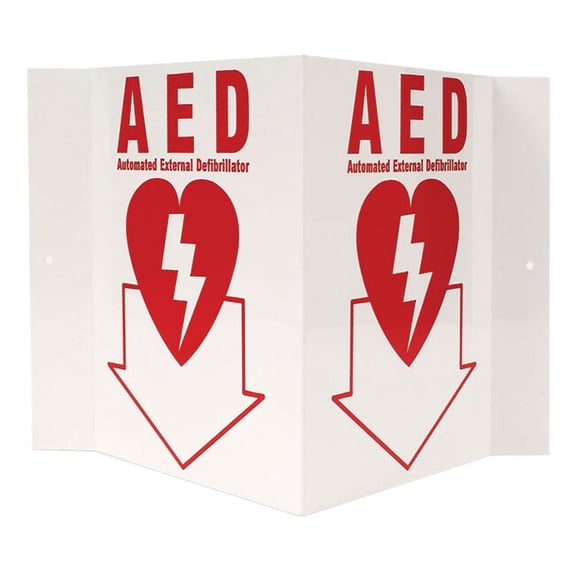 3-D AED Sign