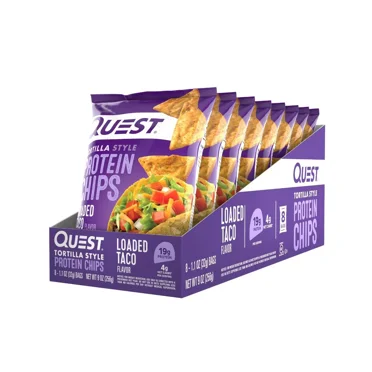 Quest Nutrition Tortilla Style Protein Chips - Loaded Taco(Packaging May Vary)