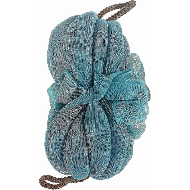 60g Blue Large Loofah Bath Sponge Shower Scrubber Loofa Luffa Body Puffs For Shower