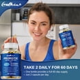 thumbnail image 6 of Probiotics 100 Billion CFU - Digestive & Gut Health, Relieve Bloating, Gas, for Women and Men - 120 Capsules, 6 of 8