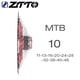 thumbnail image 3 of Soidarity Rueda libre ZTTO de 10 velocidades, 11-46T, bicicleta de montaña ajustable de acero portátil, ruedas libres para ciclismo, Ciclismo, 3 of 6