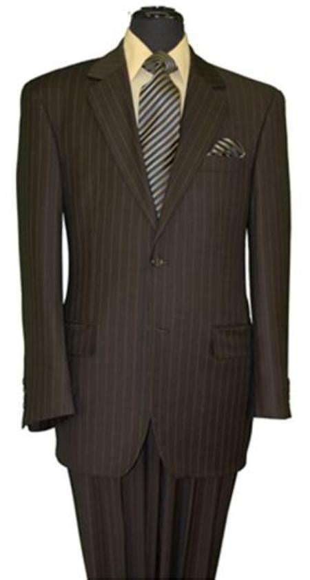 Men's 2 Button Style Jacket Super 100' Business ~ Wedding 2 piece Side Vented 2 Piece Suits For Men main image 1