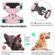 thumbnail image 3 of Arnés para perro rosa Li build Chaleco acolchado sin tensión Talla S, 3 of 5