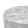 thumbnail image 4 of Pemberly Row Table d'Appoint Contemporaine Gris en Faux Marbre pour Intérieur/extérieur, 4 of 5