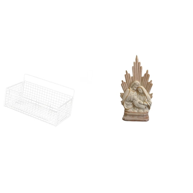 Escultura De Resina De La Sagrada Familia, Figura Clásica Cristiana Católica Para Oficina, Mesa, Coche Y Decoración Del Hogar, Pieza De Arte Espiritual.