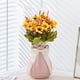 thumbnail image 5 of Ramo de flores falsas simuladas, decoración de boda para el hogar hotel, arreglo de plantas artificiales, decoración de fotografía, amarillo, 5 of 6
