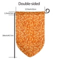 thumbnail image 7 of Wukai Orange Glitter Print Garden Flag 12.5x18 Inch Double Sided Sun-resistant Rain-resistant, Wrinkle-resistant Colorfast(Only Flag), 7 of 7