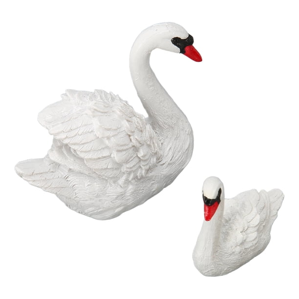 Decoraciones De Adornos De Cisne, Símbolo Coleccionable Ligero De Resina De Amor Decoraciones De Pareja De Cisnes Para El Día De San Valentín Para Coche