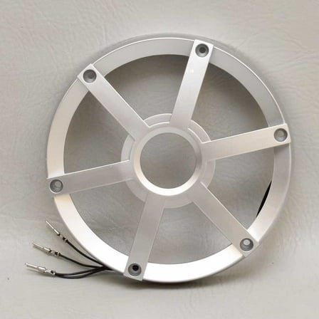 Polk Boat Speaker Grille 445729 | Silver 6 3/4 Inch LED