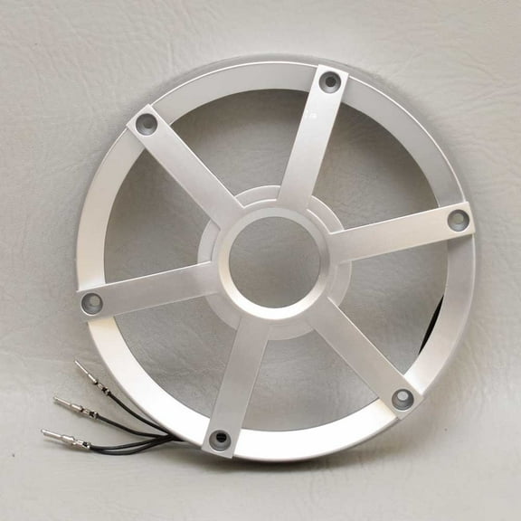 Polk Boat Speaker Grille 445729 | Silver 6 3/4 Inch LED