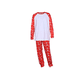 thumbnail image 1 of Camiseta y pantalones de manga larga en blanco con sublimación, ropa de Navidad, ropa de hogar familiar, conjuntos de pijamas para adultos y niños, 1 of 5