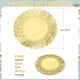 thumbnail image 2 of Uxcell 50 Pcs Servilletas de Papel de 12 Pulgadas Redondas de Encaje Decorativas, Papeles Desechables para Comidas y Fiestas, Dorado, 2 of 6
