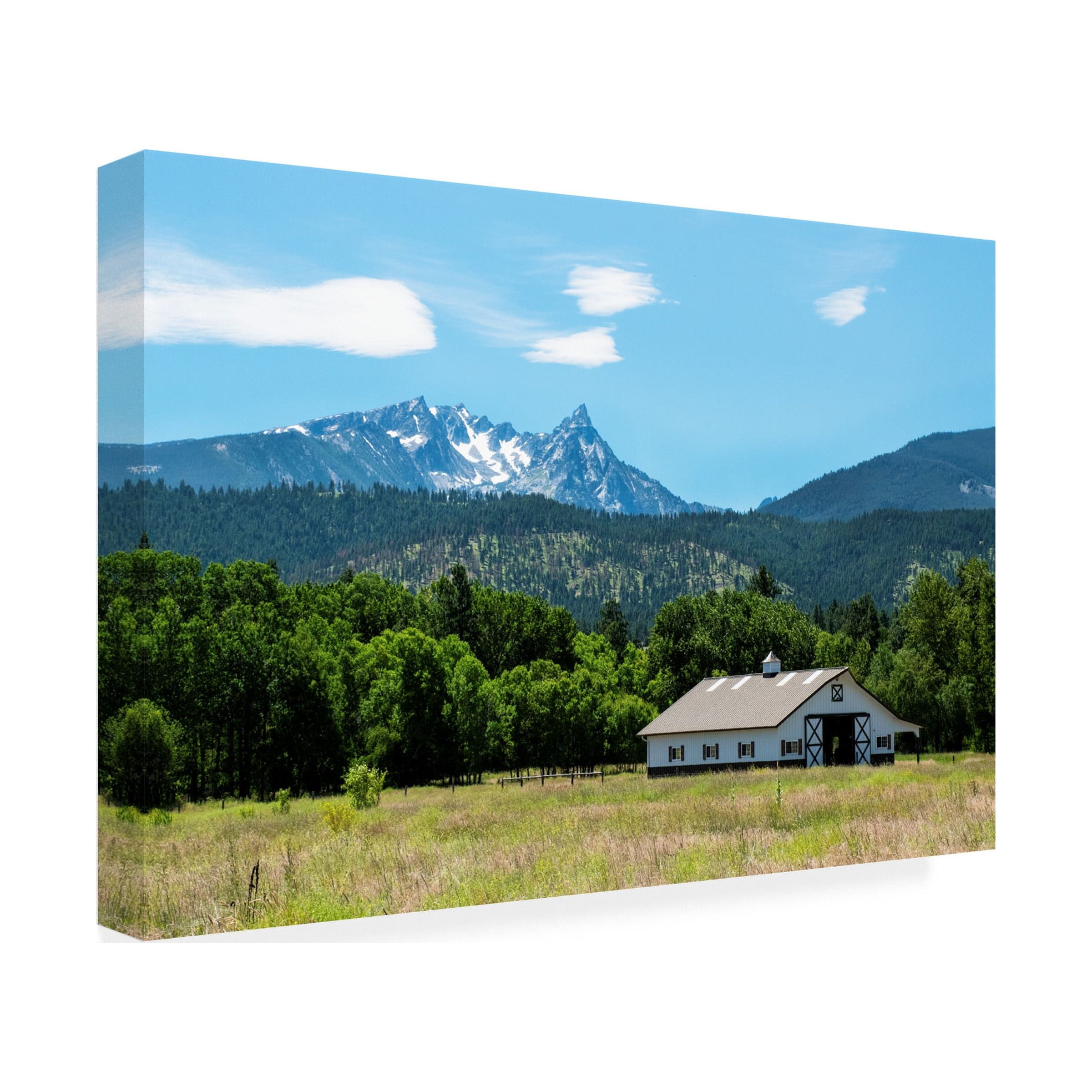 Robert Michaud 'Trapper Peak' Canvas Art