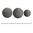 thumbnail image 5 of Benjara 16, 20, 24 Inch Hanging Wall Artwork, Set of 3, Textured Black Iron Design, 5 of 5