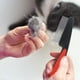 thumbnail image 5 of Peine peine de dientes fino de acero inoxidable peine para el cabello portátil para niños y adultos, 5 of 6