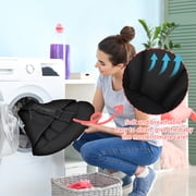 Portable Baby Walker for 6-18 Months | One-Touch Foldable Design with Non-Slip Wheels, 9-Stage Height Adjustment, Black