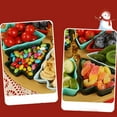 thumbnail image 4 of Hometravel 8-Piece Christmas Tree Snack Set, Dry Fruit and Nut Serving Tray with Stand, Festive Holiday Dessert Platter for Parties, Gatherings, Events, 4 of 7