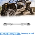 thumbnail image 2 of Unique Bargains 2 Pcs M8 80mm Tige de Direction Réglable Rotule pour 49cc ATV Électrique Go Kart Direction Colonne Suspension, 2 of 6