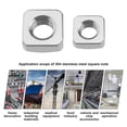 thumbnail image 2 of 50PCS Square Nuts 304 Stainless Steel Square Nut DIN557 Square Nut Flat Square, 2 of 4
