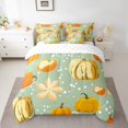 thumbnail image 2 of YST Ensemble de Douillette Citrouille 7 Pcs Déco d'Automne Joyeuse, Très Grand Lit, Polyester, 2 of 5
