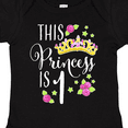 thumbnail image 4 of Inktastic This Princess is One First Birthday Girls Baby Bodysuit, 4 of 5