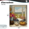 thumbnail image 4 of Stupell Industries Eclectic Coastal Vacation Window Seat Canvas Art, 16 x 20, by Lisa R Dumm, 4 of 8