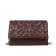 thumbnail image 1 of Sywqhk Bolso De Hombro Con Solapa Y Cadena De Cuero Pu Para Mujer, Bolso Acolchado Con Hilo (Café) Sywqhk Para estrenar, 1 of 9