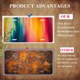 thumbnail image 5 of Color streak Abstract Front License Plate, Metal License Plate, Funny Standard Plates Personalized Novelty Decorative For Men/Women/Boys/Girls Car 6×40 Inch, 5 of 7