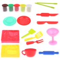 thumbnail image 2 of kusrkot 19pc DIY Teppanyaki Modélisation Outil de Moulage d'Argile Mis Enfants Kichen Rôle Faire Semblant Jouer, 2 of 9