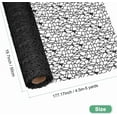thumbnail image 3 of NOGIS Flower Bouquet Wrapping Paper Roll,177" L x 19.7" W Mesh Bouquet Wrapping Paper for Presents Flower Packaging Hand Decor,Black, 3 of 7