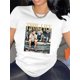 thumbnail image 2 of Women's Black T-Shirt - Casual & Sporty, Stretc Fabric, Machine Washable, Round Neck, All-Season Wear, 2 of 8