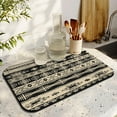 thumbnail image 3 of 2 Pack Washable Rubber Bohemian Vintage Floral Dish Drying Mats for Kitchen Counter Home Large Coffee Bar Pad Accessories and Decor for Utensils Stemware (2pcs 19.5''x12''), 3 of 6