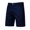 Navy, variant on AOOCHASLIY Shorts Men Clothes Men Casual Solid Zip-fly Straight-leg Knee Length Button Mid Waist Cargo Pants