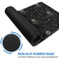 thumbnail image 6 of Long Mouse Pads for Desk,Black Gothic Sun Moon Star Pattern Desk Mats on Top Of Desks, Desk Mouse Pad Extra Large with 3mm Non-Slip Base and Stitched Edge for Gaming,Office,Work,Home 47.3"x23.6", 6 of 6