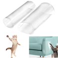 thumbnail image 4 of 14*48cm Cat Sofa Protector Transparent Cat Claw Protector Sticker for Fabric or Leather Sofa 4pcs, 4 of 4