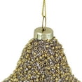 thumbnail image 3 of Northlight Mushroom Glass Christmas Ornament - 4.75" - Champagne Gold  Finish, 3 of 4