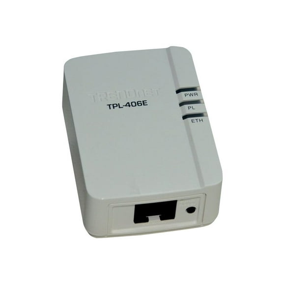 TRENDnet TPL-406E2K - Powerline adapter - HomePlug AV (HPAV) - wall-pluggable