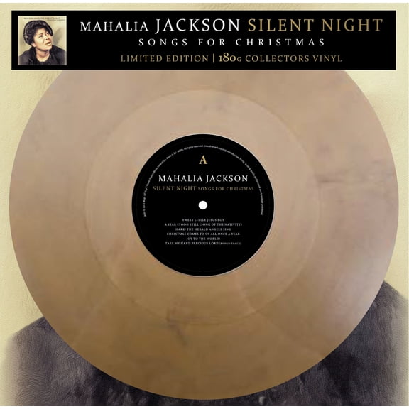 Mahalia Jackson Silent Night: Songs for Christmas (Vinyl Record) 12" Album Coloured Vinyl