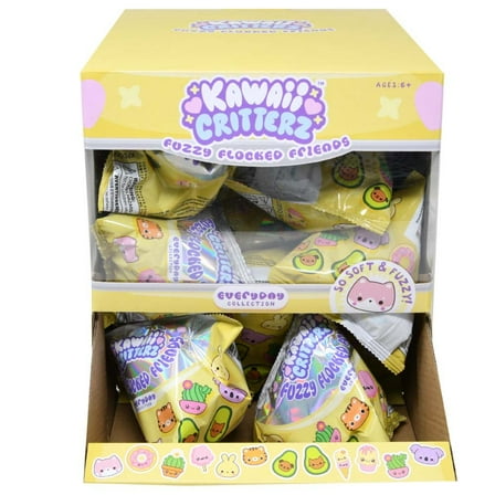 1 Piece Kawaii Critterz Flocked Blind Figure(style may vary), 1 piece randomly