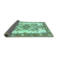 thumbnail image 2 of Ahgly Company Indoor Rectangle Medallion Turquoise Blue Traditional Area Rugs, 8' x 12', 2 of 4