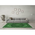 thumbnail image 3 of Ahgly Company Indoor Rectangle Medallion Emerald Green Traditional Area Rugs, 5' x 8', 3 of 4