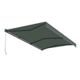 thumbnail image 7 of Semi-Cassette Motorized LED Luxury Patio Awning - 16 x 10 Ft - Forest Green - Moroccan Collection, 7 of 7