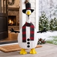 thumbnail image 4 of AZXY Christmas Porch Goose Outfit, 23‑Inch Goose Clothes for Cement Goose, Goose Clothing for Plastic Lawn Goose Statue, Christmas Outdoor Decor for Front Porch Yard Patio Lawn Garden, 4 of 7