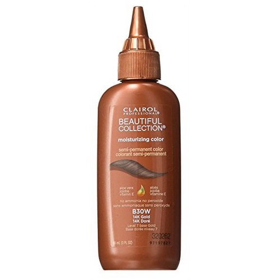 Clairol Beautiful Collection #B030W 14K Gold 3 Ounce (88ml) (2 Pack)