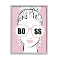 thumbnail image 3 of Boss Phrase Sunglasses Glam Female Fashion 16 in x 20 in Framed Painting Art Prints, by Stupell Home Décor, 3 of 3