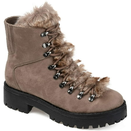 

Journee Collection Womens Ankle Boots and Booties 6 Taupe