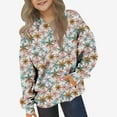 thumbnail image 1 of Sudadera con capucha para niñas y niños, sudadera de manga larga con cuello redondo y estampado de moda, jersey con bolsillo, sudadera de poliéster para niñas, 1 of 8